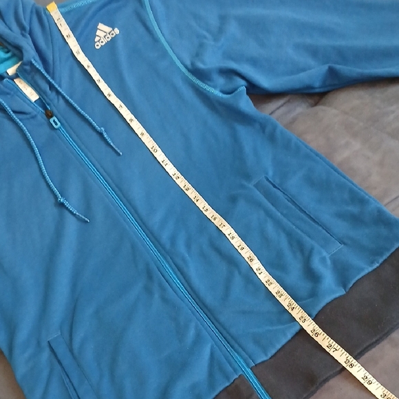 Adidas Prime FZHOOD Blue Lightweight Jacket - Picture 7 of 8